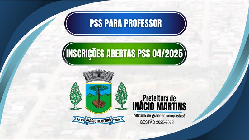 PSS/PMIM N.º 04/2025  PARA PSS PROFESSOR